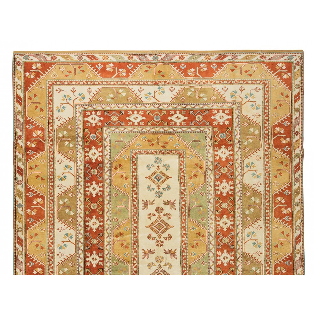 Unique Handmade Turkish Area Rug, Modern Hand Knotted Carpet, 100% Wool