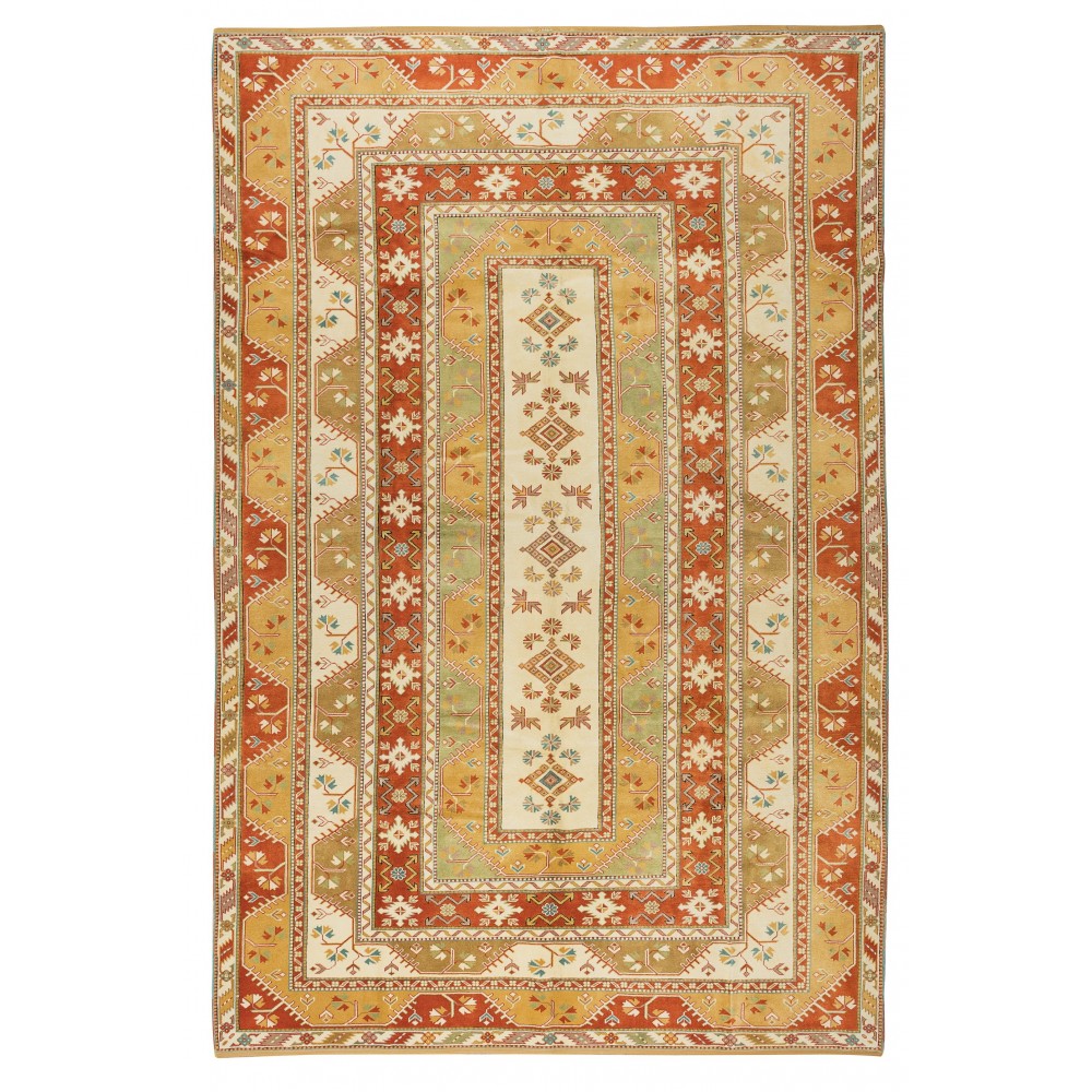 Unique Handmade Turkish Area Rug, Modern Hand Knotted Carpet, 100% Wool