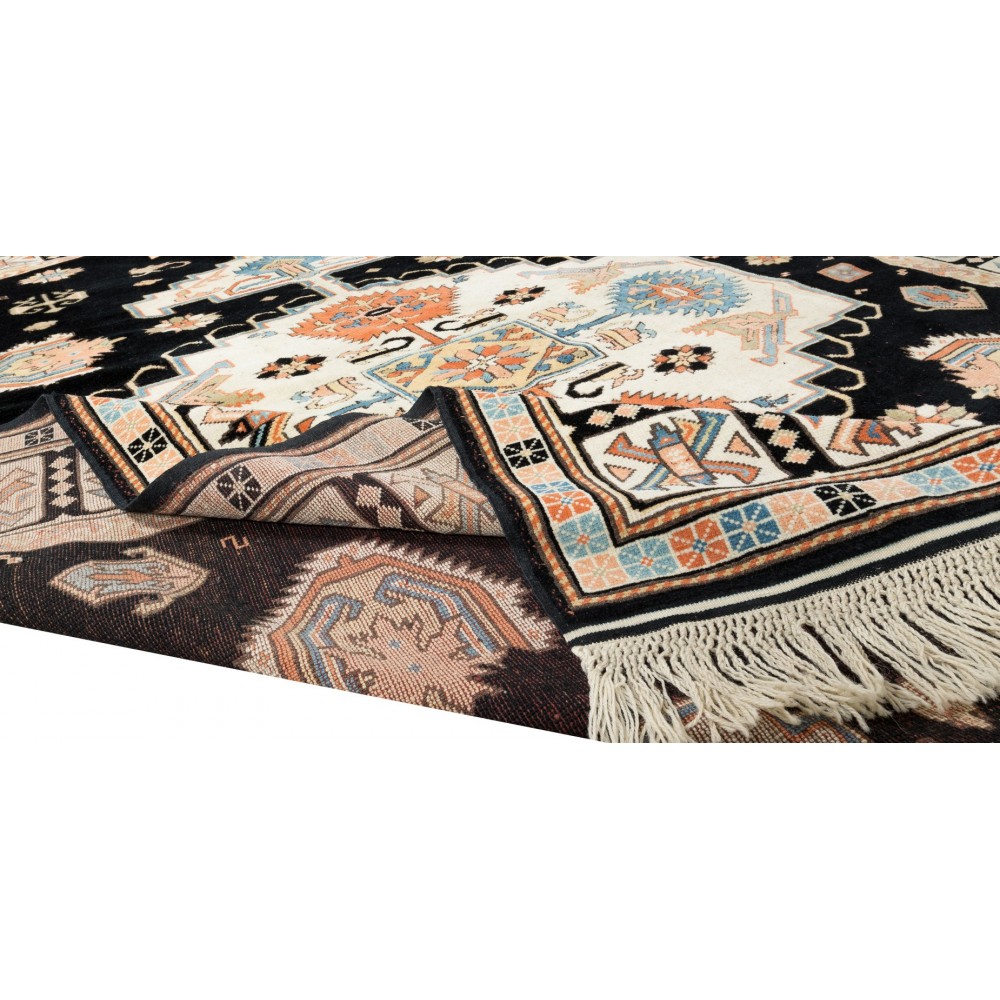 Contemporary Handmade Turkish Area Rug, Unique Splendid Carpet, 100% Wool