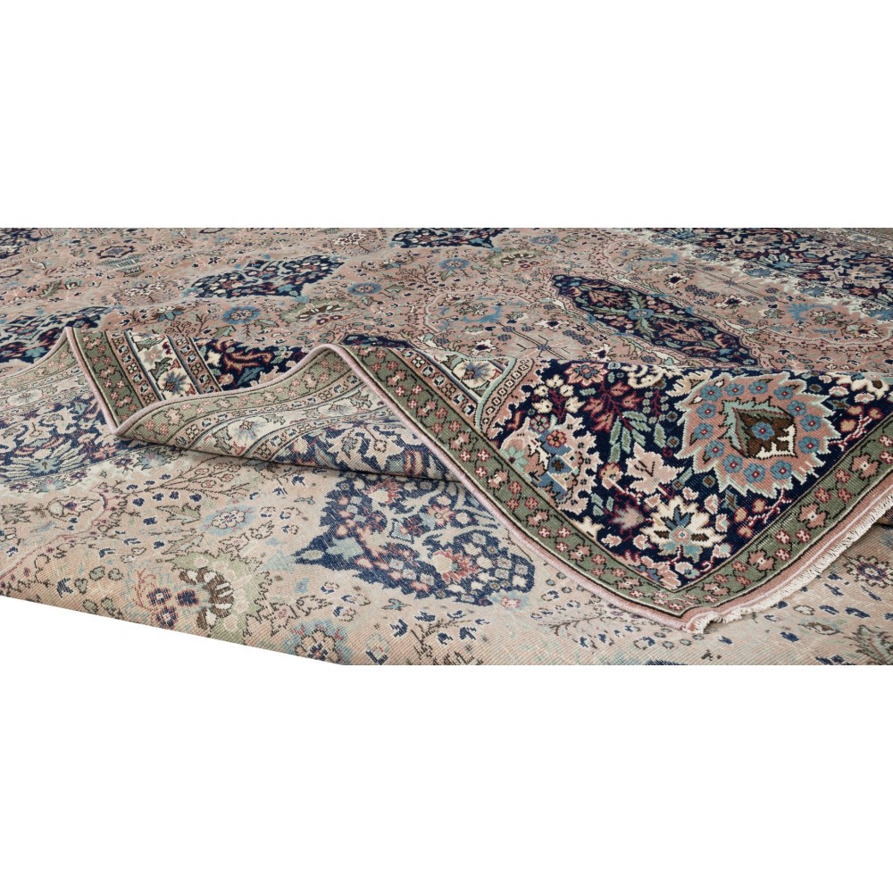 One-of-a-Kind Central Anatolian Rug, Traditional Vintage Handmade Carpet