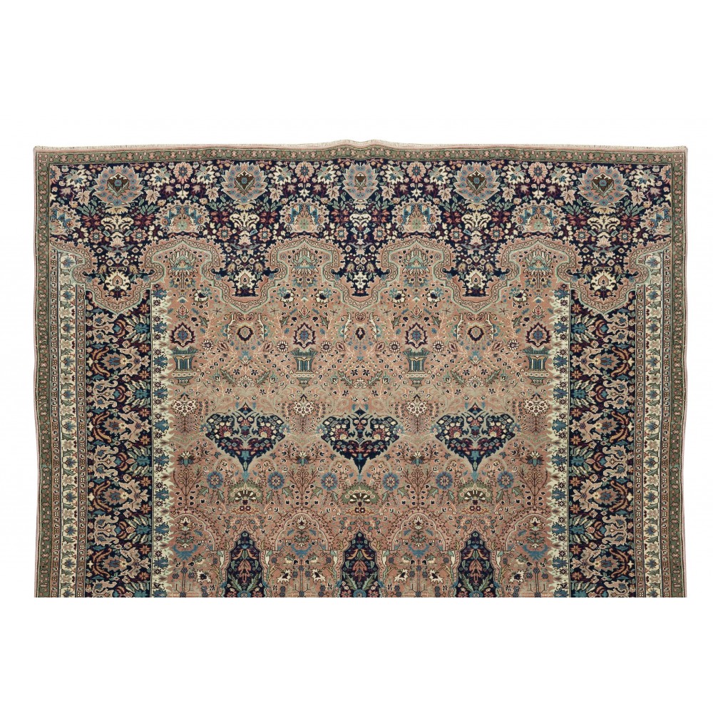 One-of-a-Kind Central Anatolian Rug, Traditional Vintage Handmade Carpet