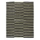 Contemporary Striped Hand-Knotted "Tulu" Rug Made of Natural Wool, Custom Options Available