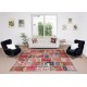 Handmade Turkish Patchwork Rug Made from Vintage Carpets