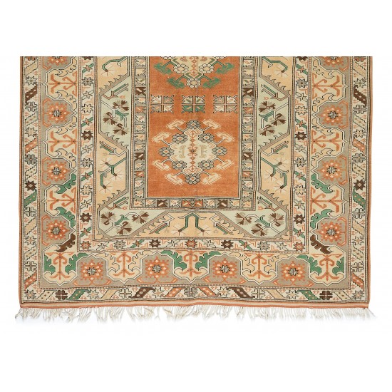 Hand Knotted Vintage Large Wool Rug from Turkey / Milas, 100% Wool, Unique Carpet Hand Knotted Vintage Large Wool Rug from Turkey / Milas, 100% Wool, Unique Carpet