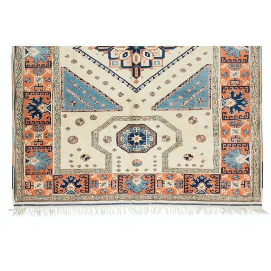 One-of-a-Kind Central Anatolian Rug, Traditional 20th-Century Handmade Carpet
