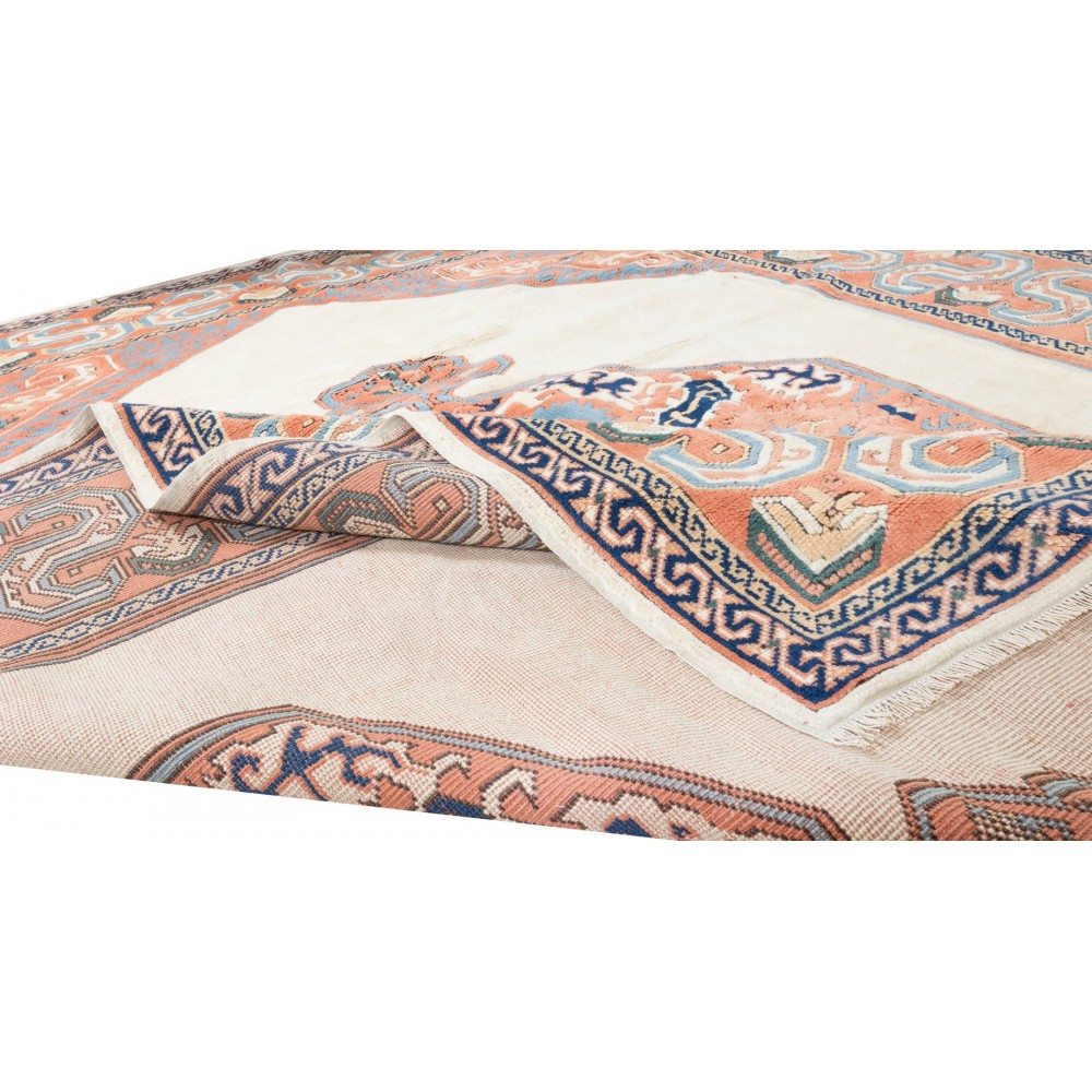Decorative Handmade Turkish Area Rug, 100% Wool