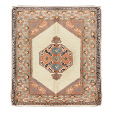 Decorative Handmade Turkish Area Rug, 100% Wool