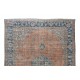 Unique Vintage Turkish Large Area Rug, Traditional Handmade Carpet