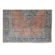 Unique Vintage Turkish Large Area Rug, Traditional Handmade Carpet