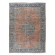 Unique Vintage Turkish Large Area Rug, Traditional Handmade Carpet