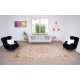 Handmade Turkish Area Rug with Medallion Design, Contemporary Carpet, 100% Wool
