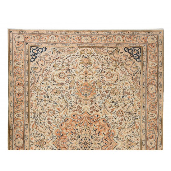 Unique Handmade Turkish Rug with Medallion Design, Vintage Carpet for Home & Office Decor Unique Handmade Turkish Rug with Medallion Design, Vintage Carpet for Home & Office Decor