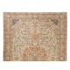 Handmade Turkish Area Rug with Medallion Design, Contemporary Carpet, 100% Wool