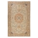 Handmade Turkish Area Rug with Medallion Design, Contemporary Carpet, 100% Wool