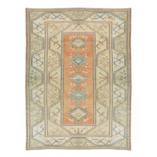 Hand Knotted Vintage Large Wool Rug from Turkey / Milas, 100% Wool