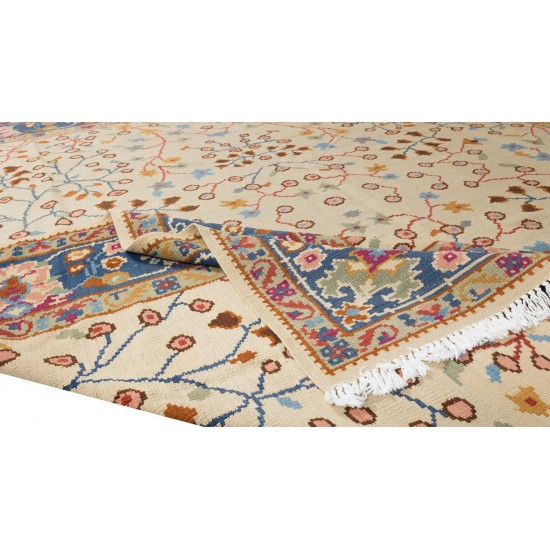 Rare Size Rug, Turkish Handmade Vintage Carpet, Outstanding Unique Rug, Ca 1960