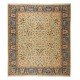 Rare Size Vintage Rug, Floral Patterned Handmade Turkish Carpet, 100% Wool