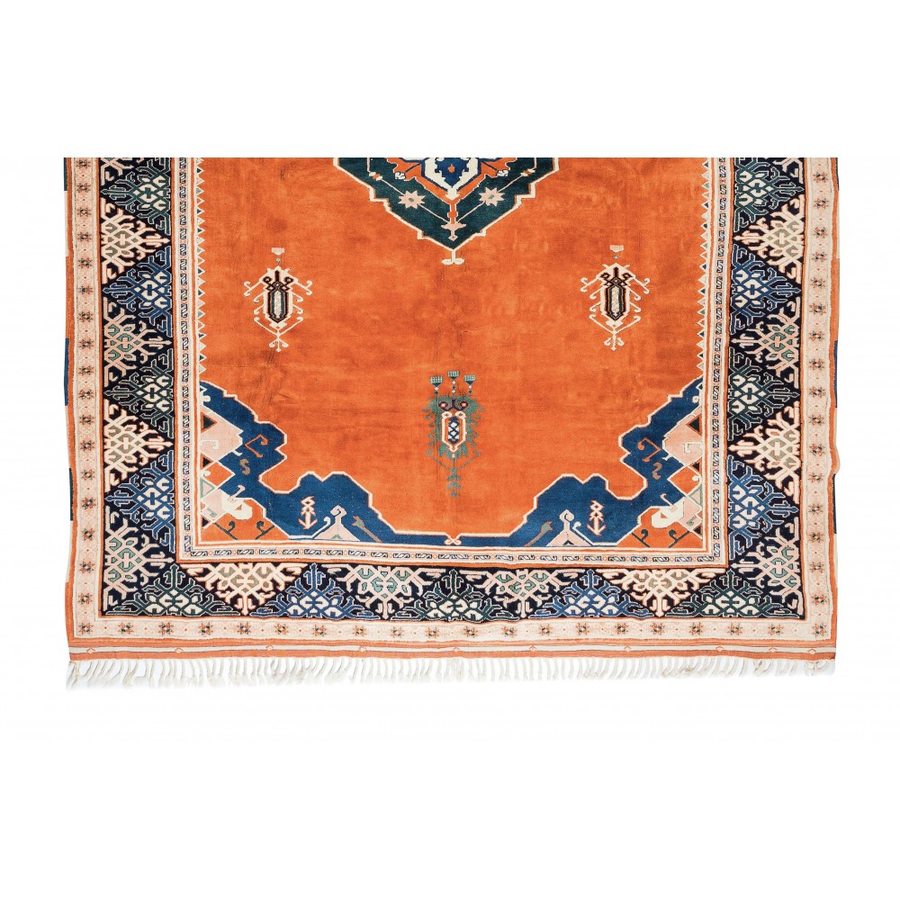 Large Handmade Turkish Area Rug, Modern Hand Knotted Carpet, 100% Wool
