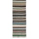 Adjustable. Bohemian Handmade Cotton Rag Rug. Vintage Striped Turkish Runner Kilim. Reversible