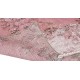 Hand-Knotted Turkish Runner Rug Over-Dyed in Pink for Hallway Decor, Vintage Corridor Carpet Hand-Knotted Turkish Runner Rug Over-Dyed in Pink for Hallway Decor, Vintage Corridor Carpet