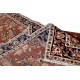 Turkish Hand Knotted Hallway Runner Rug with Floral Motif, Vintage Corridor Carpet