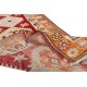 Central Anatolian Handmade Hallway Runner Rug, Vintage Geometric Pattern Corridor Carpet
