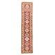 Central Anatolian Handmade Hallway Runner Rug, Vintage Geometric Pattern Corridor Carpet