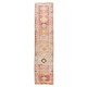 Traditional Hand Knotted Turkish Hallway Runner Rug, Mid-Century Geometric Pattern Corridor Carpet