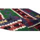 Colorful Vintage Hand-Woven Geometric Pattern Central Anatolian Kilim 'Flat-Weave', 100% Wool