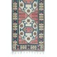 Traditional Hand Knotted Turkish Hallway Runner Rug, Mid-Century Geometric Pattern Corridor Carpet