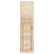 Vintage Handmade Narrow Runner Rug for Hallway, Turkish Oushak Corridor Carpet, 100% Wool