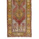 Vintage Village Runner Rug from Turkey, Hand Knotted Corridor Carpet