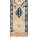 One of a Kind Vintage Hand-Knotted Anatolian Oushak Runner Rug for Hallway Decor