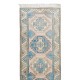 Hand Knotted Vintage Wool Runner Rug for Hallway Decor, Geometric Authentic Corridor Carpet Hand Knotted Vintage Wool Runner Rug for Hallway Decor, Geometric Authentic Corridor Carpet