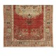 Mid-Century Handmade Anatolian Wool Accent Rug, Circa 1960