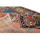 Colorful Tribal Style Vintage Turkish Wool Rug, Hand-Knotted Oriental Carpet