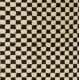 Custom Handmade Checkered Design Tulu Rug in Black, Ivory. All Soft, Cozy Wool