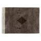 Contemporary Hand Knotted Tulu Rug in Brown & Beige. 100% Un-Dyed Wool. New Shaggy Carpet Made-to-Order, Customizable
