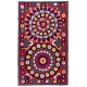 Hand Embroidered Suzani Wall Hanging, Central Asian Table Cover, Vintage 100% Cotton Bed Cover Hand Embroidered Suzani Wall Hanging, Central Asian Table Cover, Vintage 100% Cotton Bed Cover
