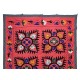 Hand Embroidered Bedspread, Vintage Suzani Tapestry, Uzbek Throw Hand Embroidered Bedspread, Vintage Suzani Tapestry, Uzbek Throw