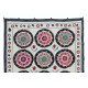 100% Cotton Suzani Bedspread, Hand Embroidered Wall Hanging, Vintage Tapestry 100% Cotton Suzani Bedspread, Hand Embroidered Wall Hanging, Vintage Tapestry