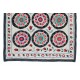 100% Cotton Suzani Bedspread, Hand Embroidered Wall Hanging, Vintage Tapestry 100% Cotton Suzani Bedspread, Hand Embroidered Wall Hanging, Vintage Tapestry