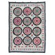 100% Cotton Suzani Bedspread, Hand Embroidered Wall Hanging, Vintage Tapestry 100% Cotton Suzani Bedspread, Hand Embroidered Wall Hanging, Vintage Tapestry