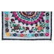 Handmade Vintage Suzani Fabric Cotton Bedspread from Uzbekistan, Decorative Wall Hanging Handmade Vintage Suzani Fabric Cotton Bedspread from Uzbekistan, Decorative Wall Hanging