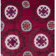 Vintage Square Suzani Fabric Wall Hanging, Uzbek Tapestry in Maroon Red, Embroidered Cotton Bed Cover Vintage Square Suzani Fabric Wall Hanging, Uzbek Tapestry in Maroon Red, Embroidered Cotton Bed Cover
