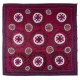 Vintage Square Suzani Fabric Wall Hanging, Uzbek Tapestry in Maroon Red, Embroidered Cotton Bed Cover Vintage Square Suzani Fabric Wall Hanging, Uzbek Tapestry in Maroon Red, Embroidered Cotton Bed Cover
