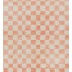 Checkered Handmade Rug in Beige & Soft Pink, 100% Soft, Cozy Wool, Custom Checkerboard Tulu Carpet for Modern Interiors