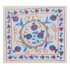 Silk Embroidery Accent Pillow Cover. Suzani Pillowcase. Uzbek Cushion Cover. Throw Pillow. Boho Pillowcase