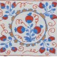 Uzbek Suzani Hand Embroidered Cushion Cover, Silk Decorative Sham, Handmade Lace Pillow