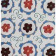 Floral Pattern Uzbek Silk Embroidery Lace Pillow Cover, Handmade Suzani Pillow, Decorative Sham